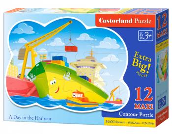 Castorland Jigsaw Premium Maxi 12 Pc - A Day in the Harbour
