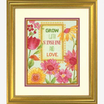 Dimensions Counted Cross Stitch: Painted Daisy Verse