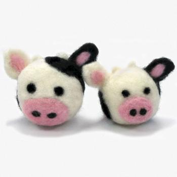 Dimensions Needle Felting: Round & Wooly: Cows