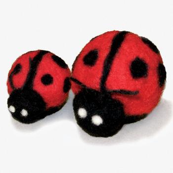 Dimensions Needle Felting: Round & Wooly: Ladybugs