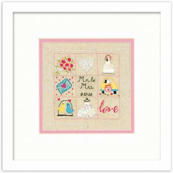 Dimensions Stamped Embroidery: Wedding Sampler
