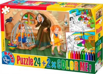 D-Toys - Puzzle 24 + Color Me! - Fairytales 7