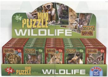 D-Toys - Mini Puzzle Assortment - Wildlife