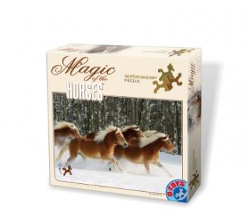 D-Toys - Magic of the Horses Puzzle 239 Pcs - Haflingers 4