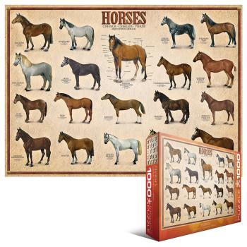Eurographics Puzzle 1000 Pc - Horses