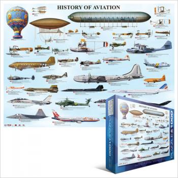 Eurographics Puzzle 1000 Pc - History of Aviation