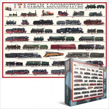 Eurographics Puzzle 1000 Pc - Steam Locomotives