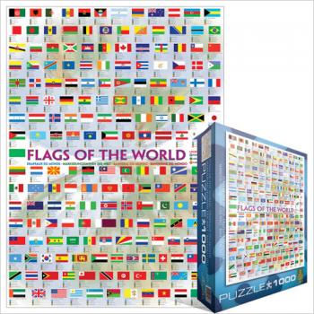 Eurographics Puzzle 1000 Pc - Flags of the World
