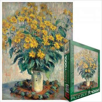 Eurographics Puzzle 1000 Pc - Jerusalem Artichoke Flowers / Claude Monet