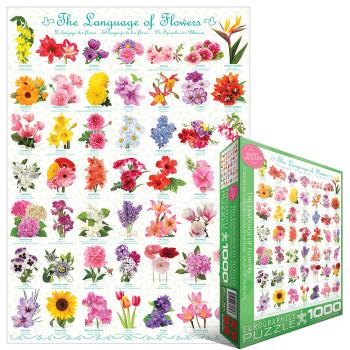 Eurographics Puzzle 1000 Pc - The Language of Flowers ""NEW""