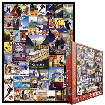 Eurographics Puzzle 1000 Pc - Canadian Pacific Adventures ""NEW""