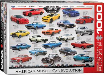 Eurographics Puzzle 1000 Pc - Muscle Car Evolution