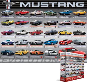 Eurographics Puzzle 1000 Pc -  Ford Mustang Evolution 50th Anniversary (LS)