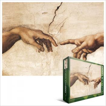 Eurographics Puzzle 1000 Pc - Creation of Adam (Detail) / Michelangelo