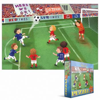 Eurographics Puzzle 100 Pc - Junior League - Soccer (6x6 box)