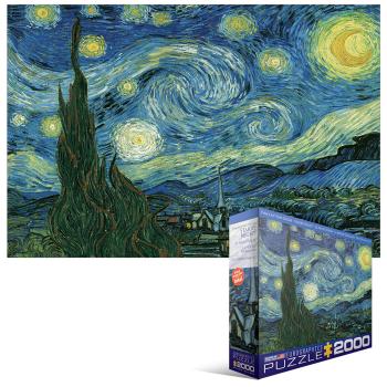 Eurographics Puzzle 2000 Pc - Starry Night / Vincent Van Gogh ""NEW""