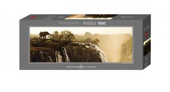 Heye Puzzles - Panorama , 1000 Pc - Elephant, Edition Humboldt