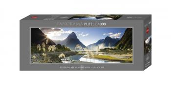 Heye Puzzles - Panorama , 1000 Pc - Milford Sound, Edition Humboldt