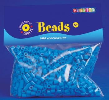 Playbox - 'Iron on' Beads (blue) - 1000 pcs - Refill 14