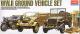 Academy 1:72 - WWII vehicle set. Kubelwagen, Kettenkrad, Willys Jeep, diorama ba