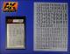 AK Interactive 1:35 - Transfers - German Number Black