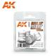 AK Interactive - Mix 'N' Ready Glass Jars 4 x 10ml