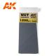 AK Interactive Sandpaper - Wet, 1200 Grit, 3 Units