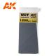 AK Interactive Sandpaper - Wet, 1200 Grit, 3 Units