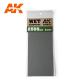 AK Interactive Sandpaper - Wet, 2500 Grit, 3 Units