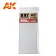 AK Interactive Sandpaper - Dry, 600 Grit, 3 Units