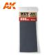 AK Interactive Sandpaper - Wet, 600 Grit, 3 Units