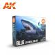 AK Interactive Set - Blue Essential Colors 3Gen Set