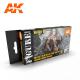 AK Interactive Set - OAK LEAF AUTUMN-WINTER