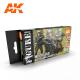 AK Interactive Set - MODERN WOODLAND/FLECKTARN CAMO