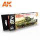 AK Interactive Set - MERDC CAMOUFLAGE COLORS