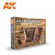 AK Interactive Set - Old & Weathered Wood Vol. 1
