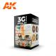 AK Interactive Set- GB ARMY COLORS EUROPE 1941-44