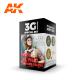 AK Interactive Set - WWII US UNIFORM COLORS