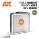 AK Interactive Briefcase - 80 ACRYLIC COLOURS (AFV)