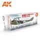 AK Interactive Set - WWI German Aircraft Colors Set 3G