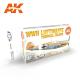 AK Interactive Set - WWII Luftwaffe Tropical Colors 3G