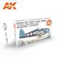 AK Interactive Set - WWII US Navy & USMC Aircraft Colors