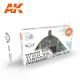 AK Interactive Set - WWII US Aircraft Interior Colors