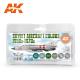 AK Interactive Set - Soviet Aircraft Colors 1950s-1970s