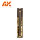 AK Interactive - Brass Pipes 0,3mm, 5 units