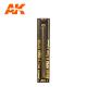 AK Interactive - Brass Pipes 0,7mm, 5 units