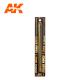 AK Interactive - Brass Pipes 1.0mm, 5 units