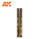 AK Interactive - Brass Pipes 1.3mm, 5 units