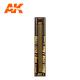 AK Interactive - Brass Pipes 1.5mm, 5 units