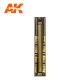 AK Interactive - Brass Pipes 1.6mm, 5 units